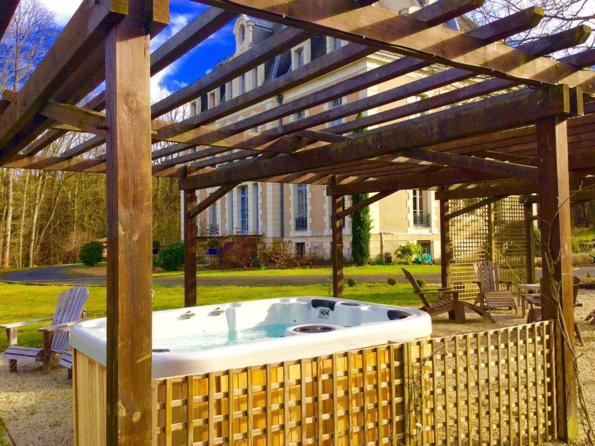 Chateau Des Essards Avec Piscine Et Jacuzzi Langeais Eksteriør bilde